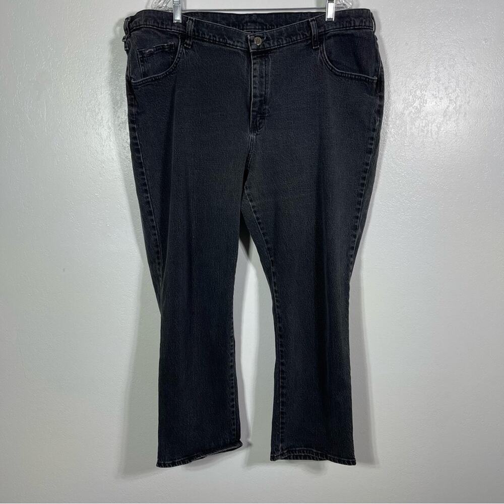 Riders by Lee. Black Tapered Jeans. Size 24WP. In excellent condition!